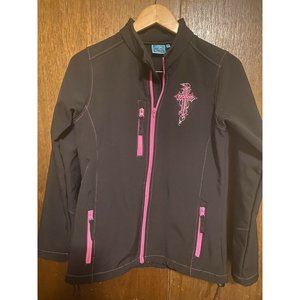 Womens Cowgirl Hardware Fitted Jacket Size M